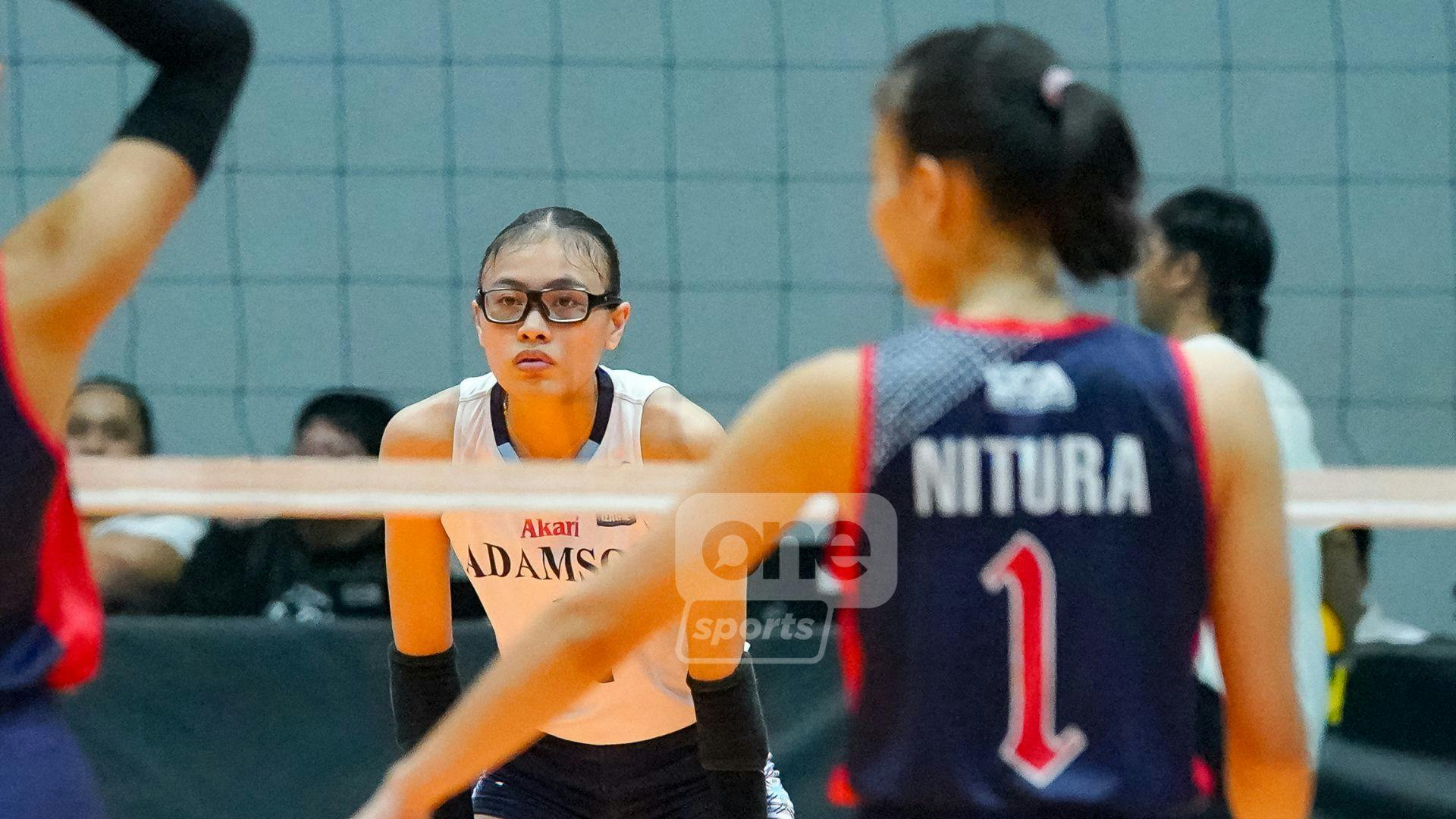 Shaina Nitura gets one over sister Judiel as Adamson pounces on Letran in V-League